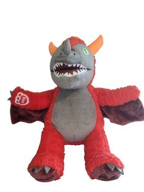 Build A Bear Magiquest Plush Charlock Red Dragon Stuffed Animal Great Wolf Lodge